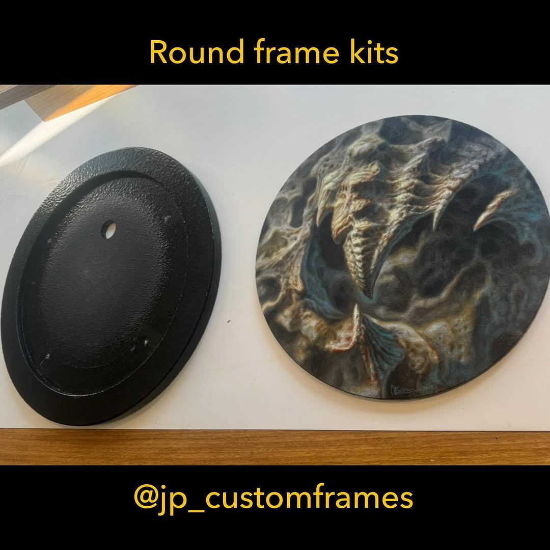 If you bought one of my round prints recently and are wondering how to frame it, look no further. You can get a frame fr