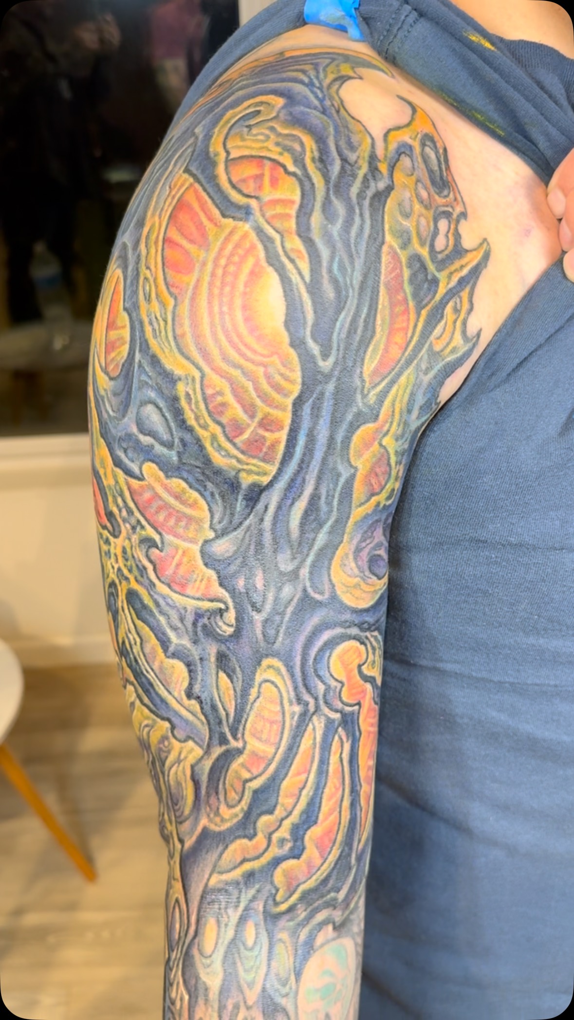 Wrapped up this coverup on Cirilo today, great session, got to really dial it in