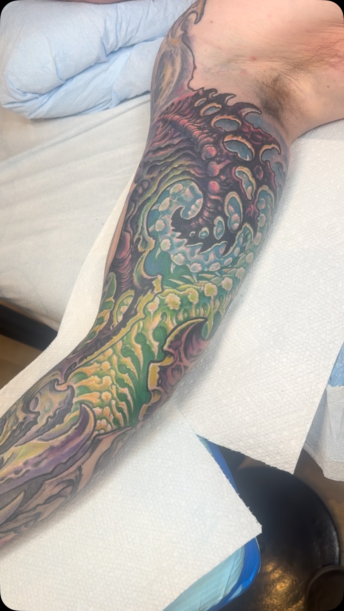 Today’s progress on @theloniusprime …dude is a champion sitter!