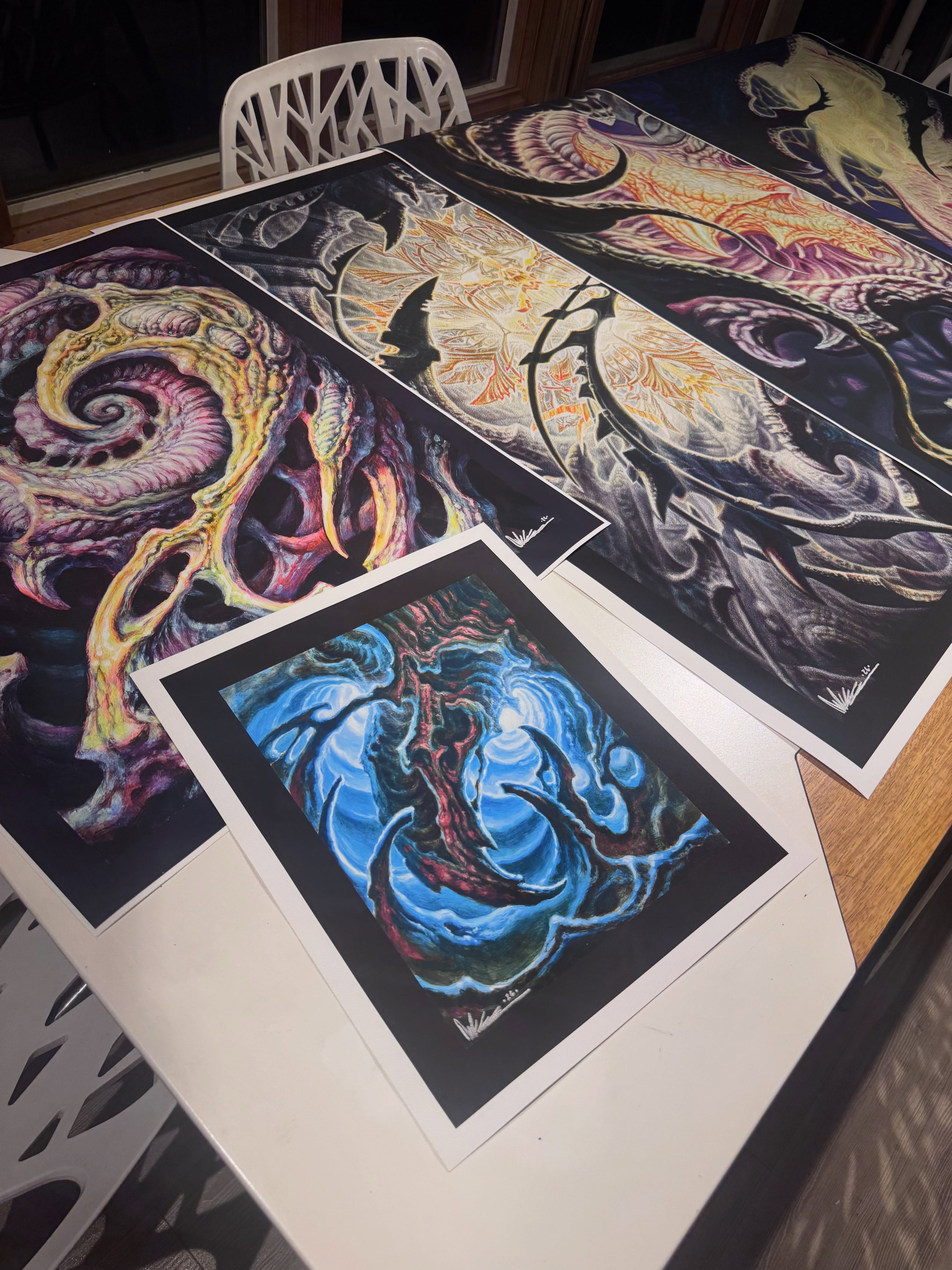 Got a new mini print in the collection, for those that need an extra serving of blue